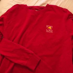 Salty Dog red long sleeve shirt